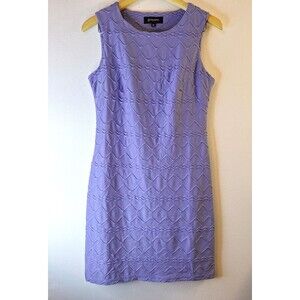 GRAYSON Lilac Purple Tank Dress Sz M Textured Summer Office Travel Resort Vacay
